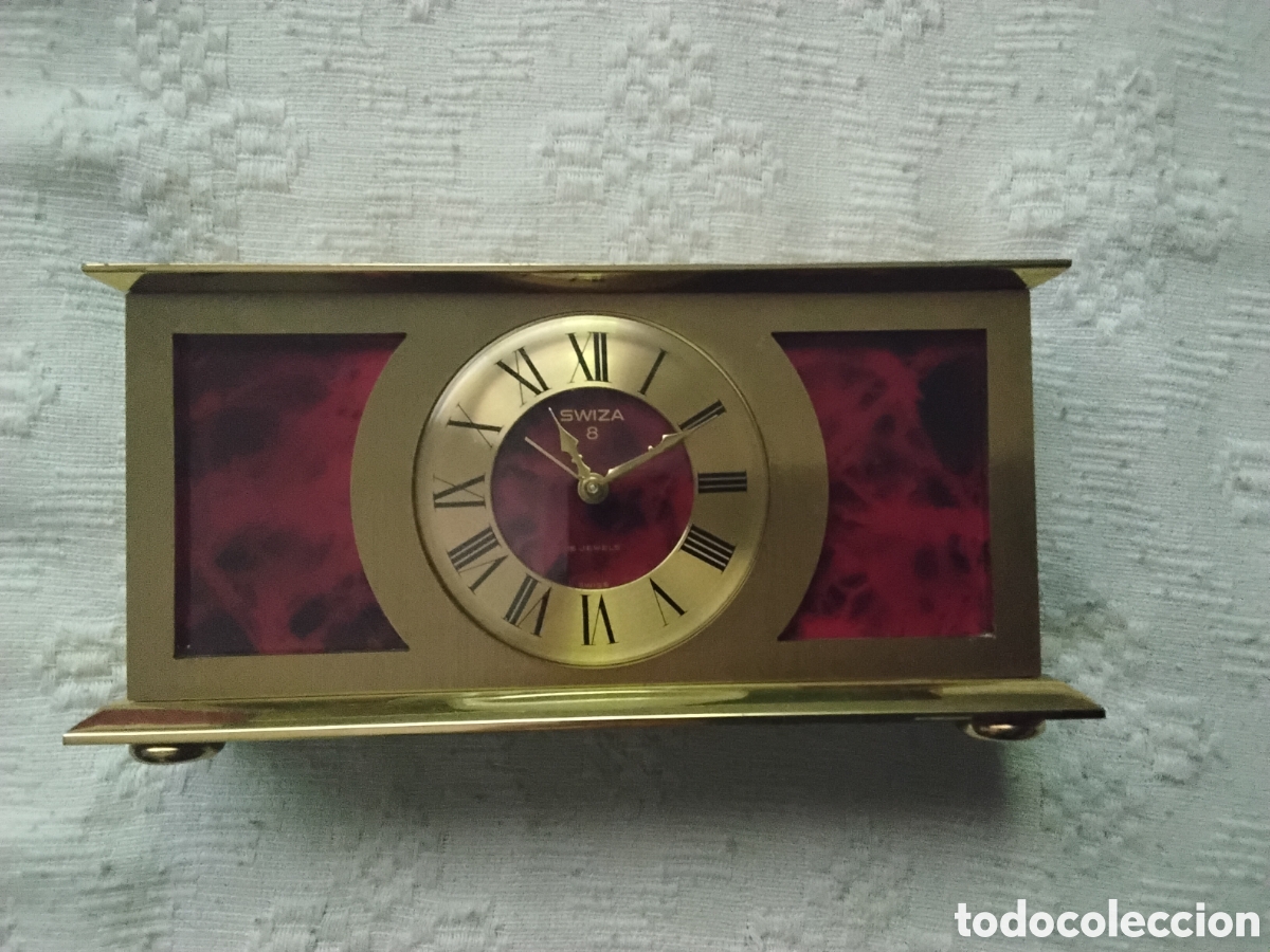 Relojes de carga manual: RELOJ DE SOBREMESA SWIZA FUNCIONANDO