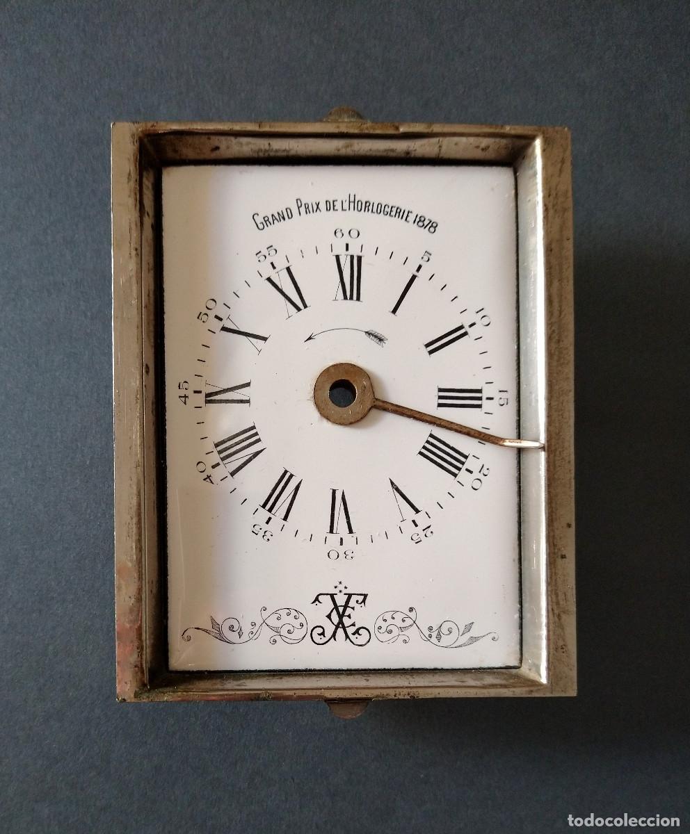 Rel&oacute;gios de carga manual: Antigua y bonita esfera de porcelana. Grand Prix de l&acute;Horlogerie 1878 Marca XE?.