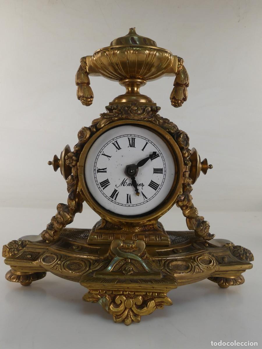 Rel&oacute;gios de carga manual: PRECIOSO RELOJ A CUERDA SOBREMESA - LE FALTA EL CRISTAL