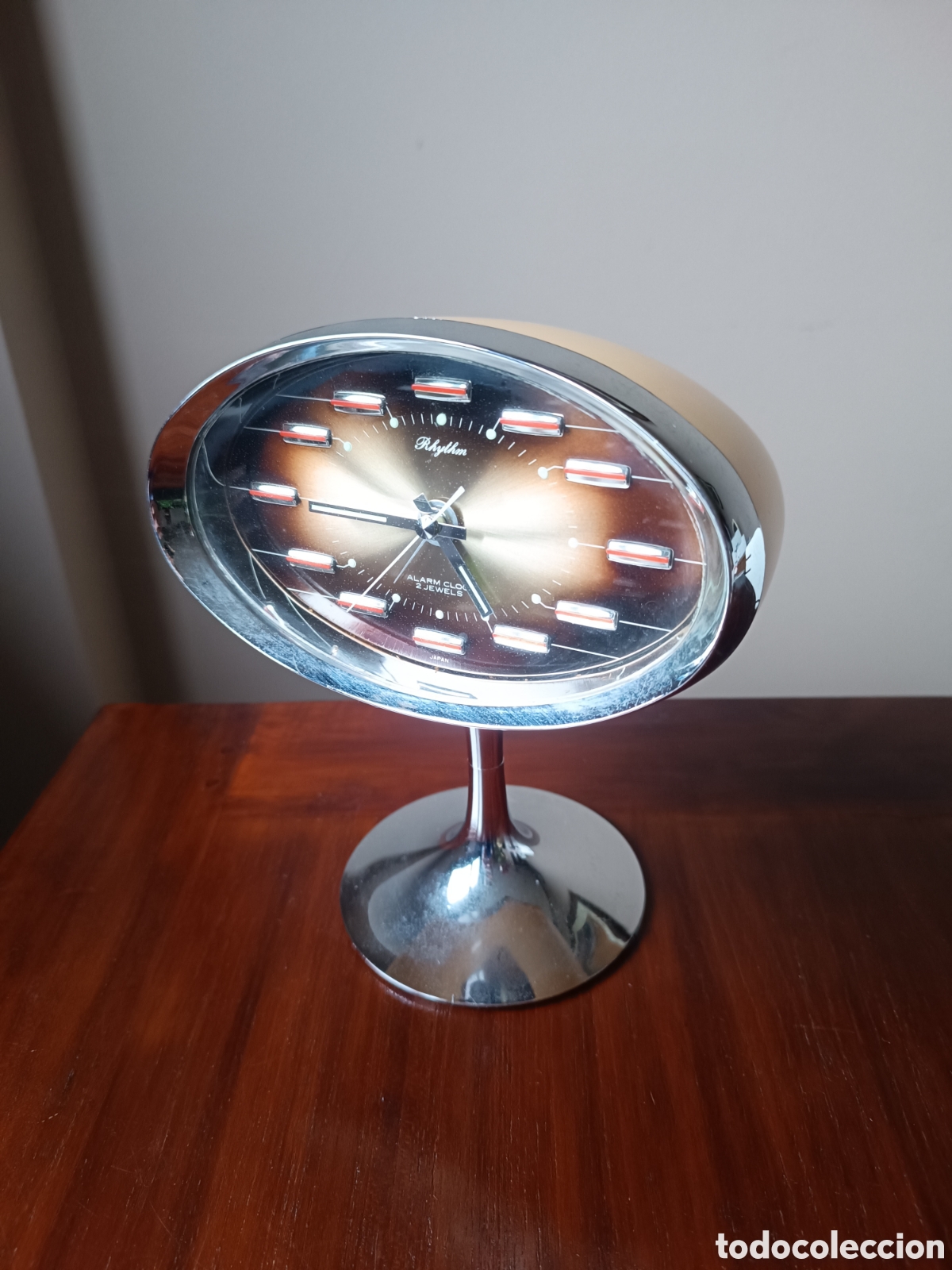 Rel&oacute;gios de carga manual: Reloj despertador Rhythm Space Age
