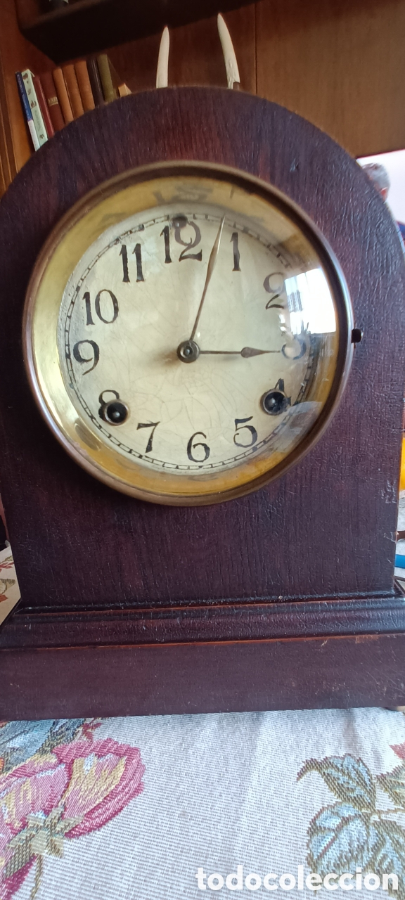Rel&oacute;gios de carga manual: Reloj de sobremesa eduardiano