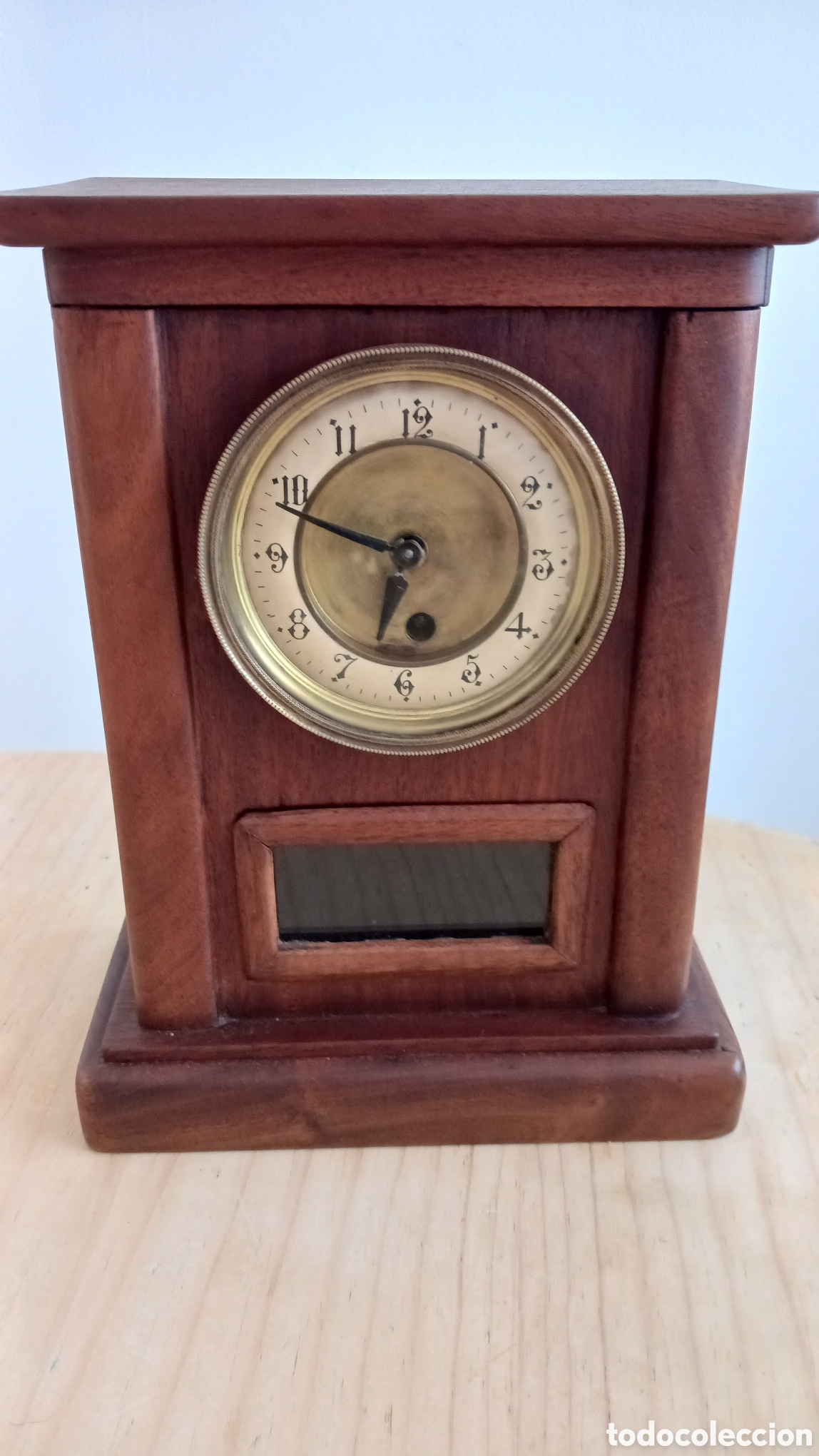 Rel&oacute;gios de carga manual: RELOJ EN CAJA DE MADERA , MAQUINARIA FRANCESA