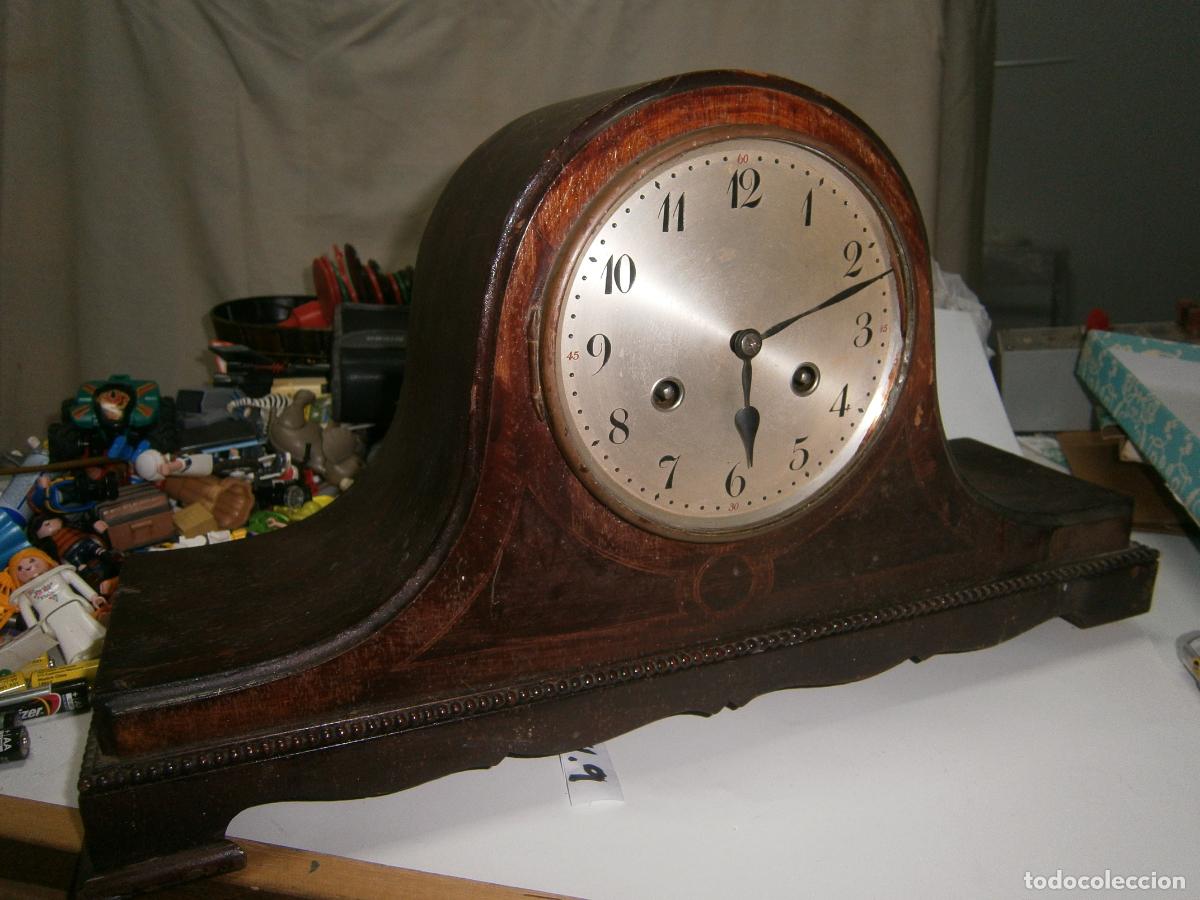 Relojes de carga manual: ANTIGUO RELOJ DE SOBREMESA O DE CHIMENEA DISE&Ntilde;O SOMBRERO DE NAPOLEON GRAN TAMA&Ntilde;O