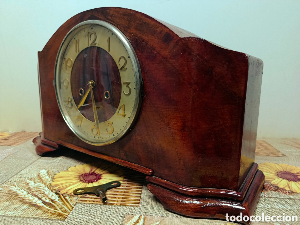 Relojes de carga manual: Historico reloj sobremesa Jorge Guillermo Girod Reloj Chimenea