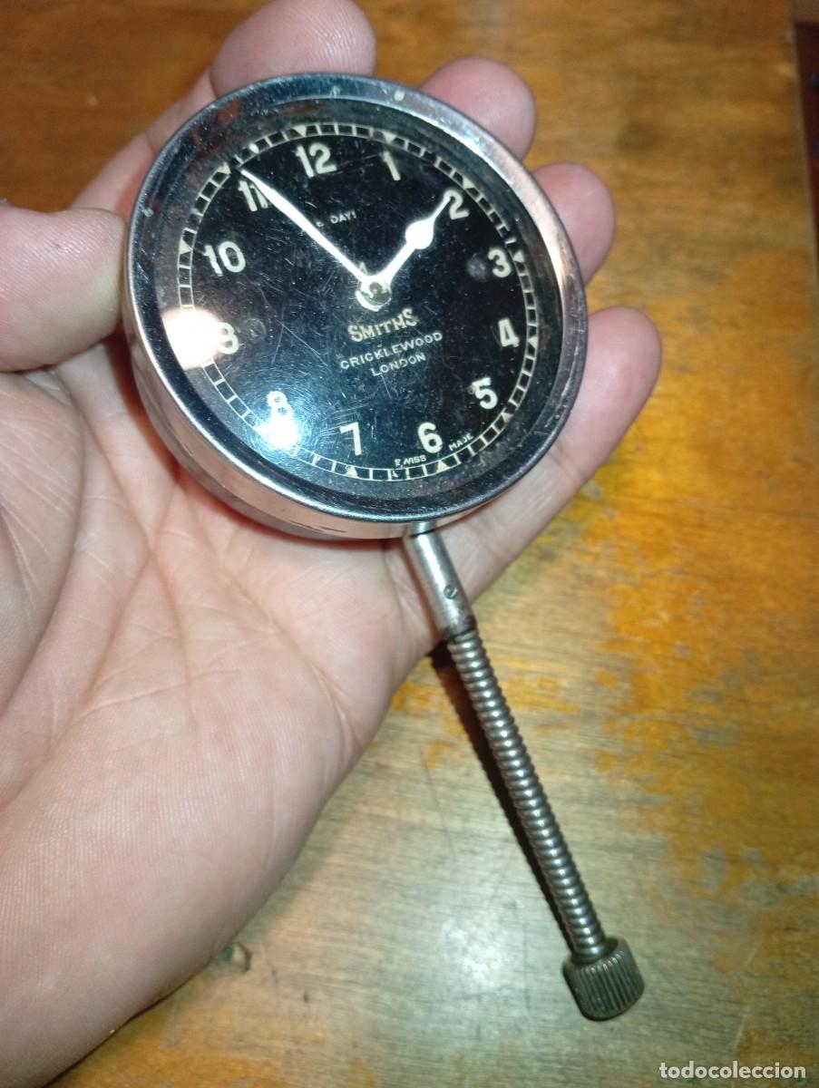Relojes de carga manual: BONITO RELOJ SMITHS 8 DIAS SALPICADERO AUTOMOVIL COCHE CL&Aacute;SICO AUTO A&Ntilde;OS 40 RARO