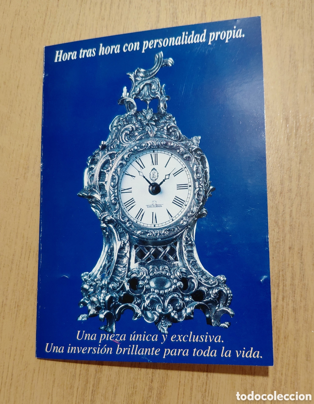 Relojes de carga manual: Reloj de plata, sobremesa estilo Rococ&oacute;. Funcionando - Foto 12