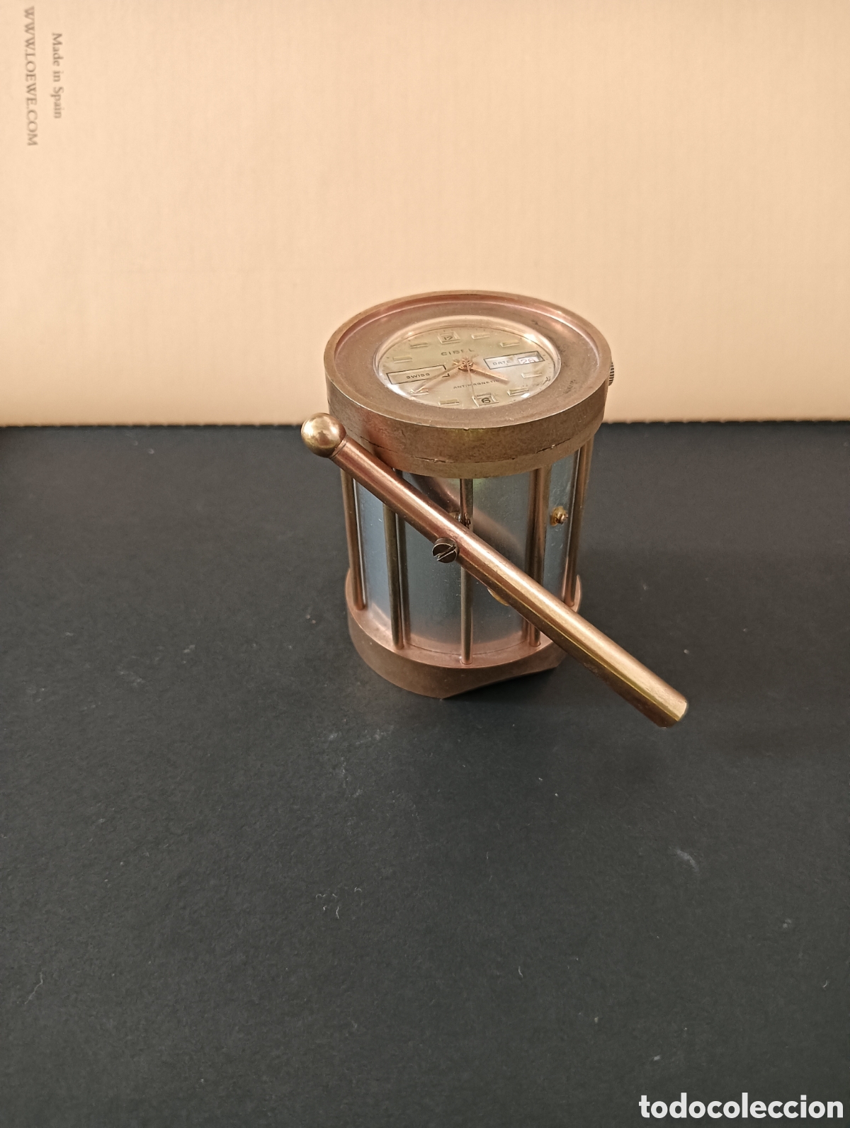 Relojes de carga manual: Reloj vintage de sobremesa