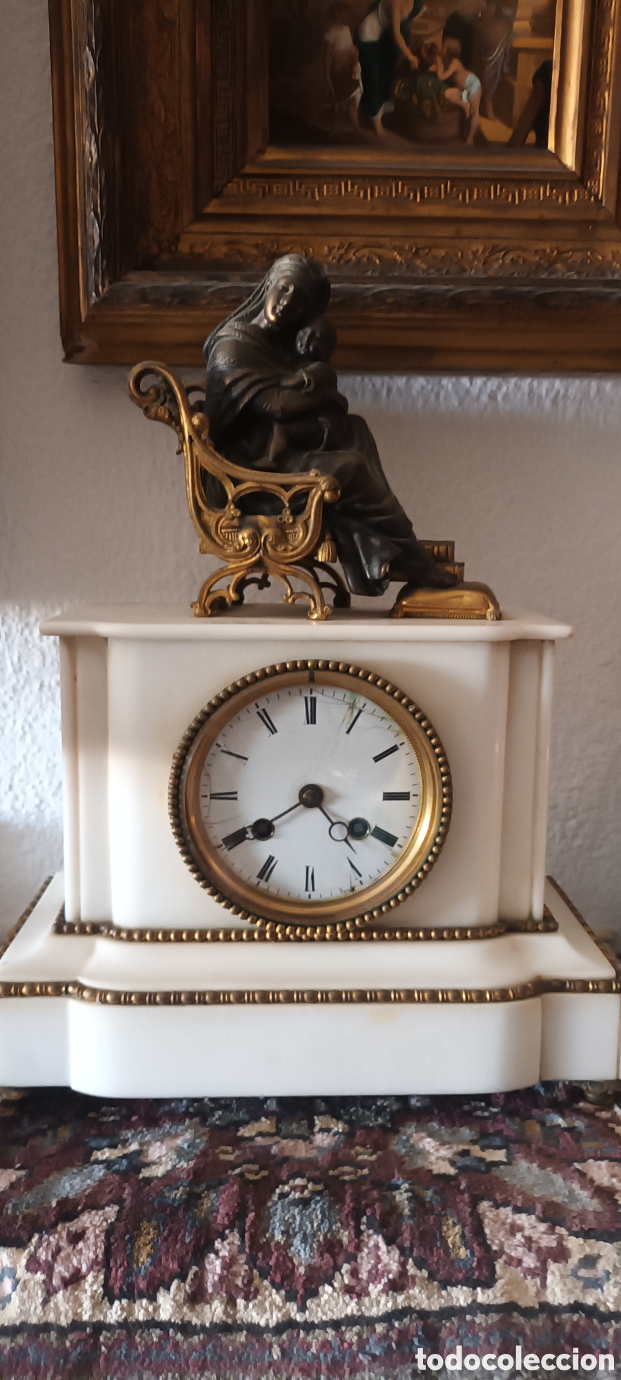Relojes de carga manual: Reloj de sobremesa frances