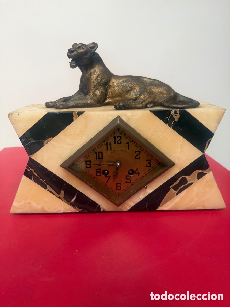 Relojes de carga manual: Reloj Art D&eacute;co Pantera &Oacute;nix Franc&eacute;s