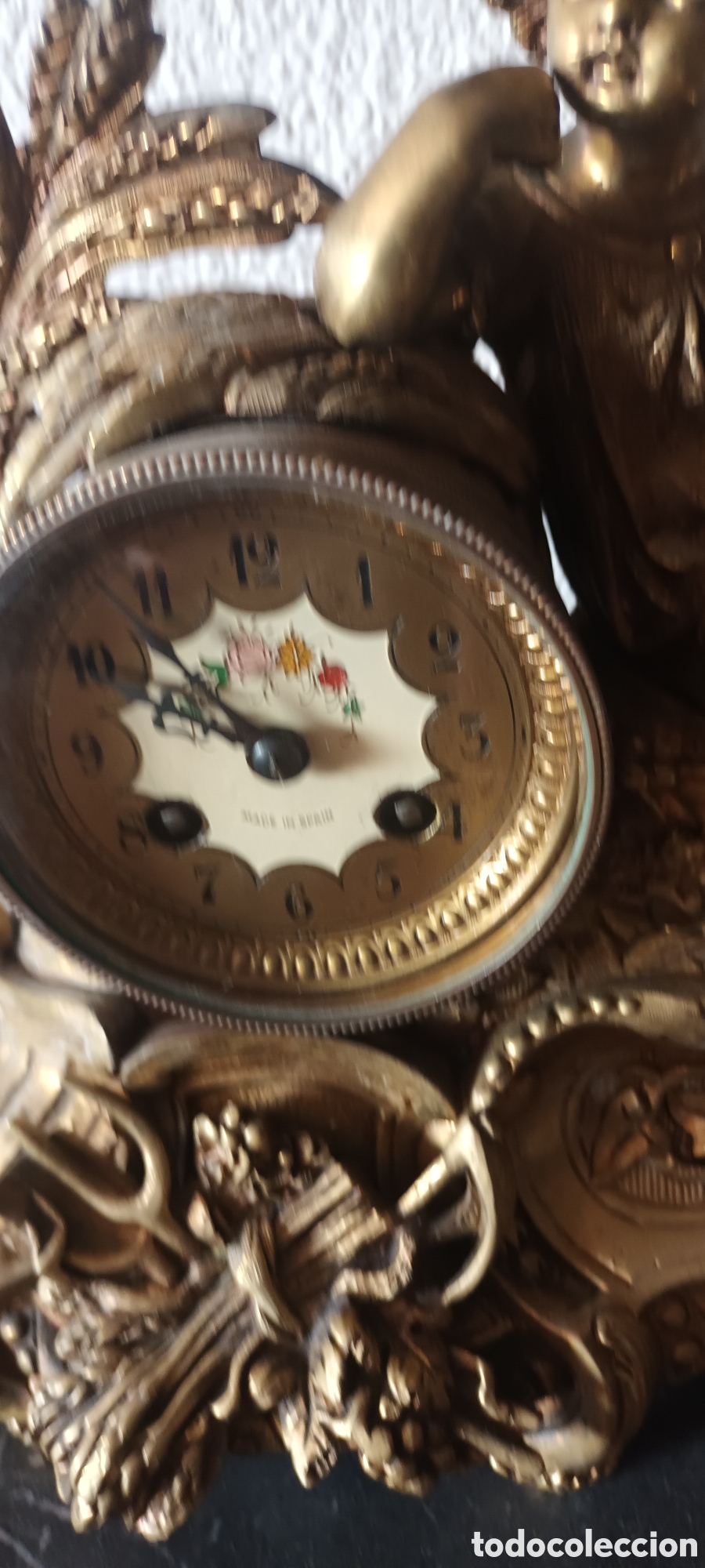 Relojes de carga manual: Reloj de sobremesa en bronce - Foto 2