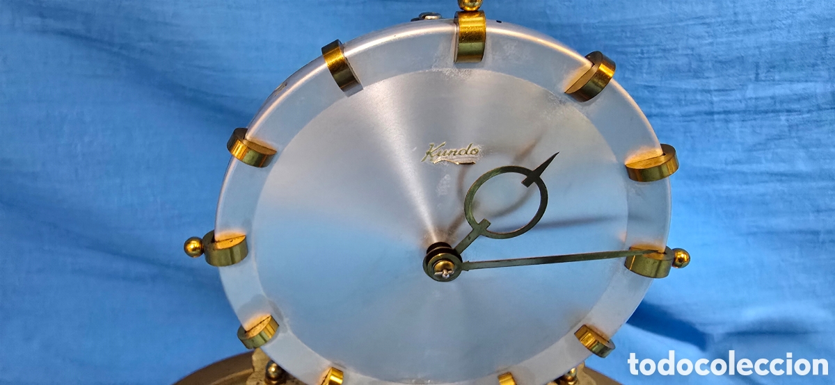 Relojes de carga manual: RELOJ KUNDO EN METAL CON CUPULA. - Foto 5