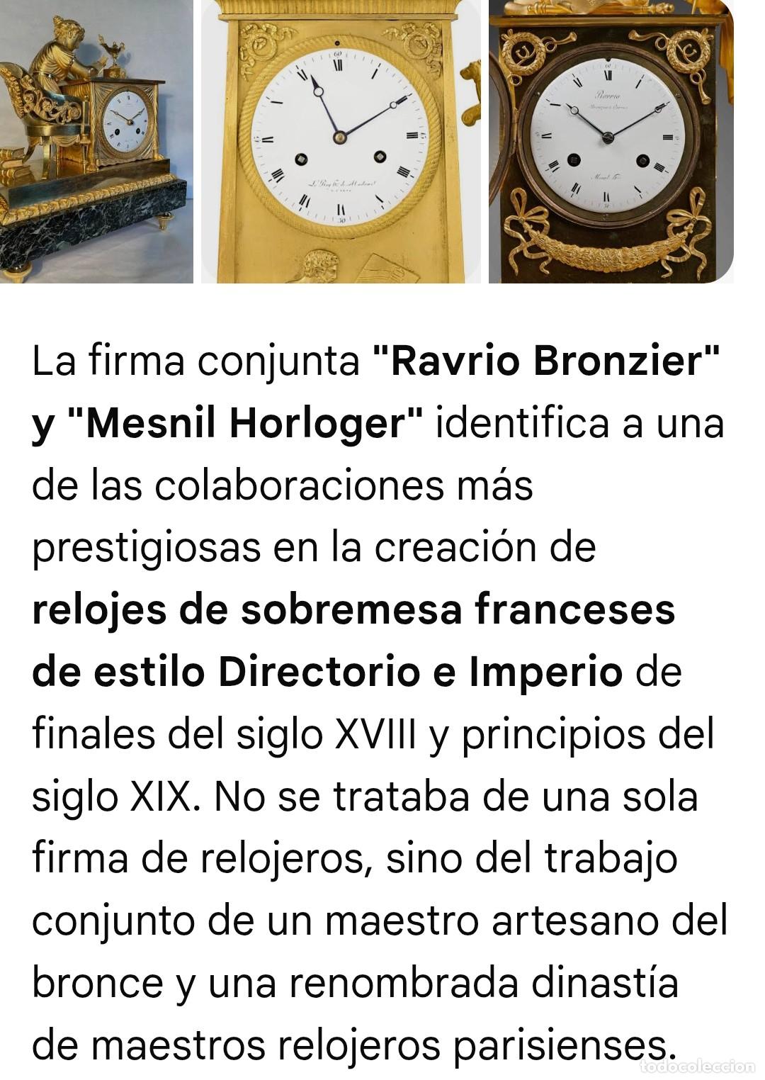 Relojes de carga manual: Reloj imperio de sobremesa - Foto 26