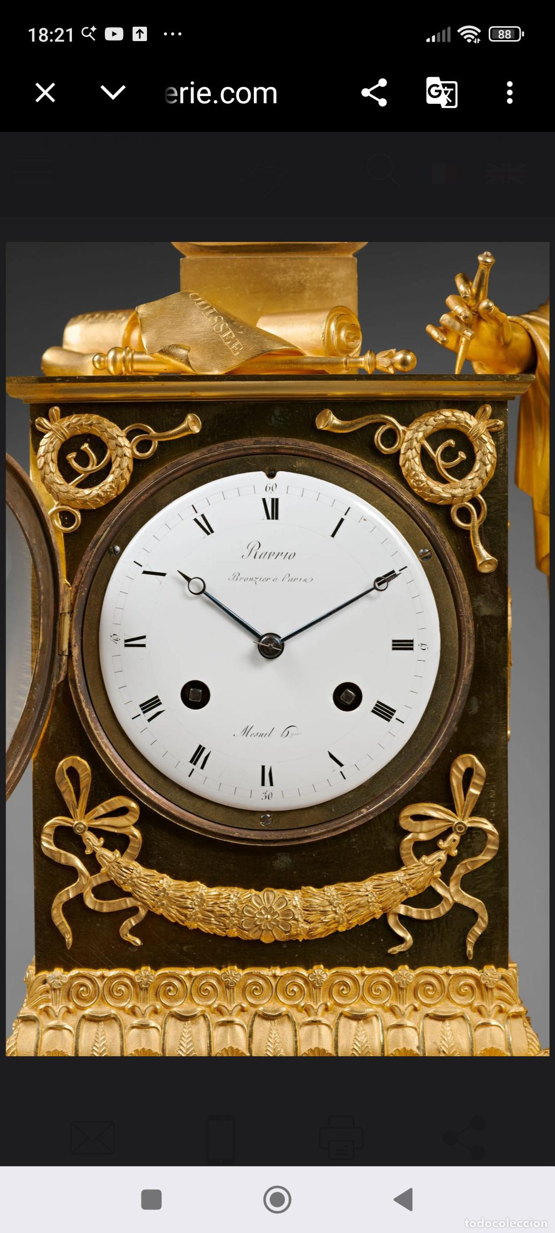Relojes de carga manual: Reloj imperio de sobremesa - Foto 30