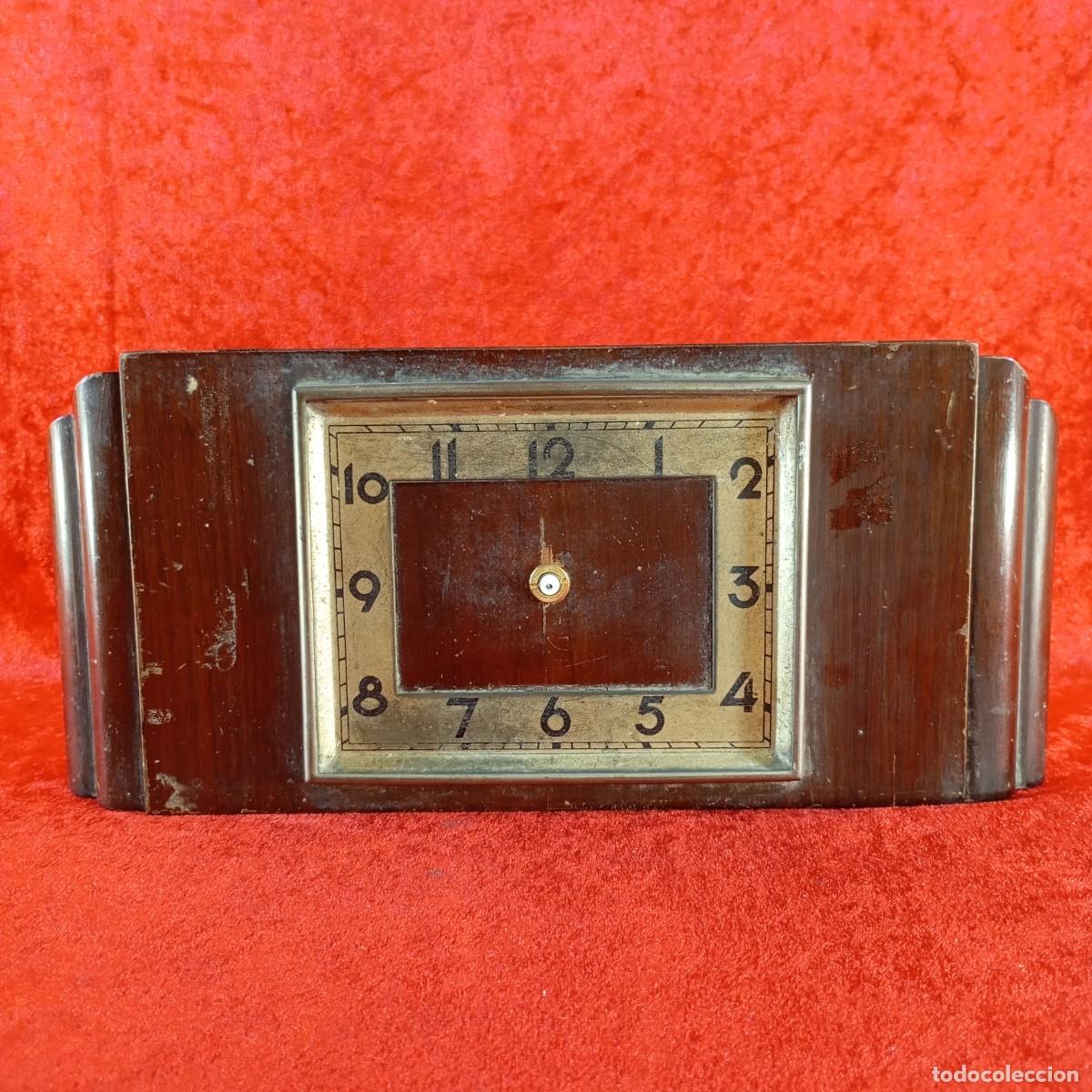 Rel&oacute;gios de carga manual: ANTIGUO RELOJ DE MADERA - CASA FREIXAS - SE DESCONOCE SU ESTADO - 14 X 32 X 7 CM / 2192