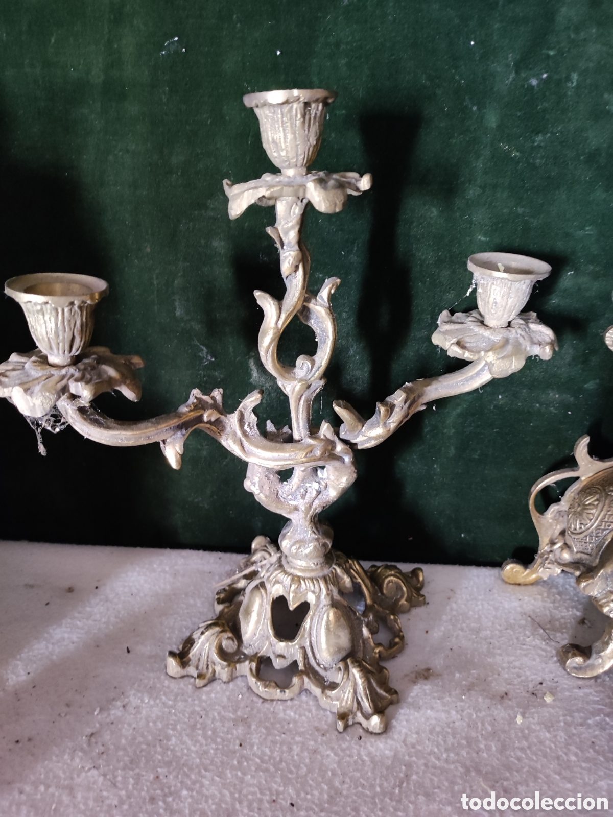Relojes de carga manual: Guarnici&oacute;n de candelabros y reloj - Foto 2