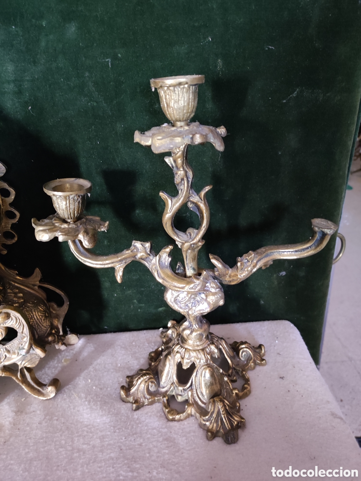 Relojes de carga manual: Guarnici&oacute;n de candelabros y reloj - Foto 4