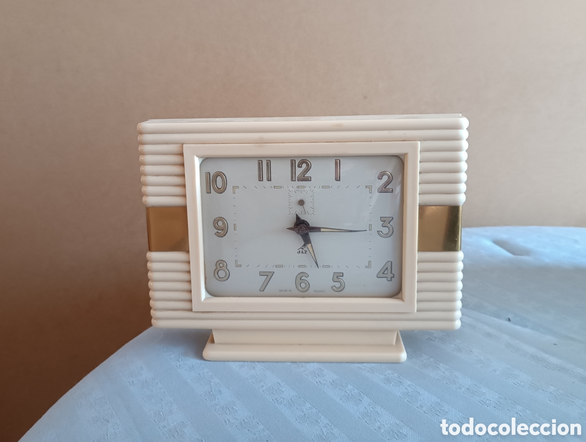 Kaminuhren: Gran RELOJ despertador Marca JAZ vintage.