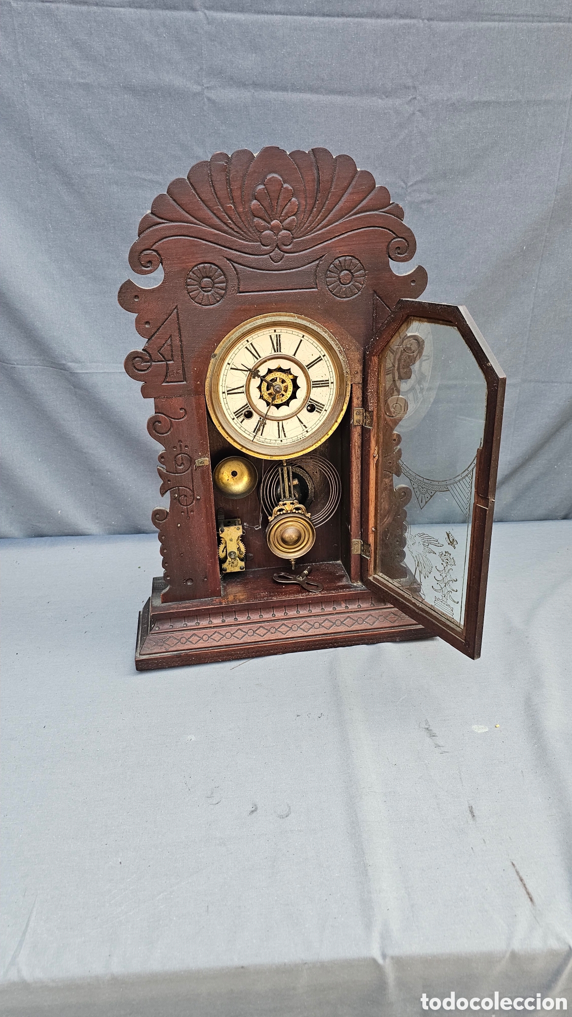 Relojes de carga manual: Antiguo reloj siglo XIX
