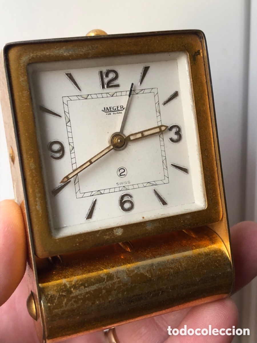 Relojes de carga manual: Reloj jaeger alarma sonora cuerda - Foto 2