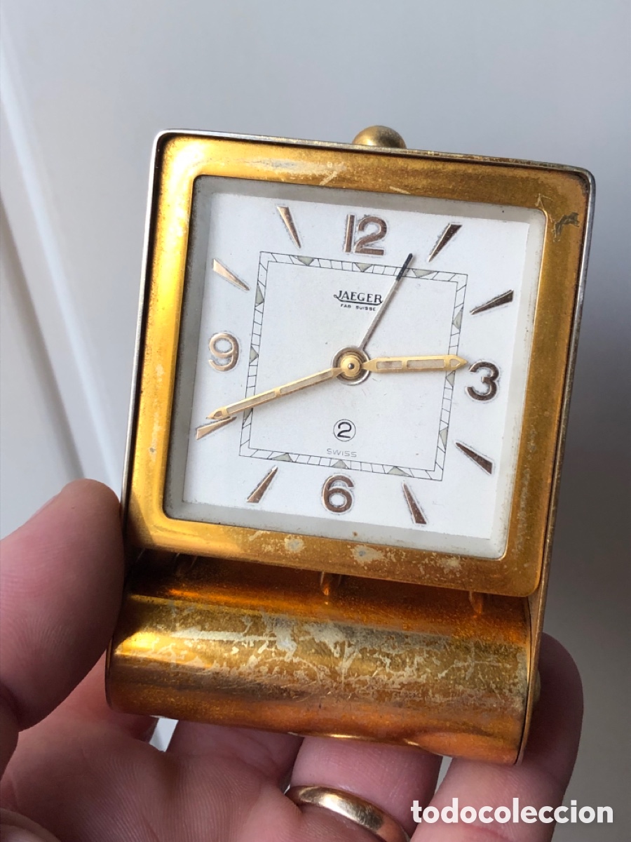 Relojes de carga manual: Reloj jaeger alarma sonora cuerda - Foto 8