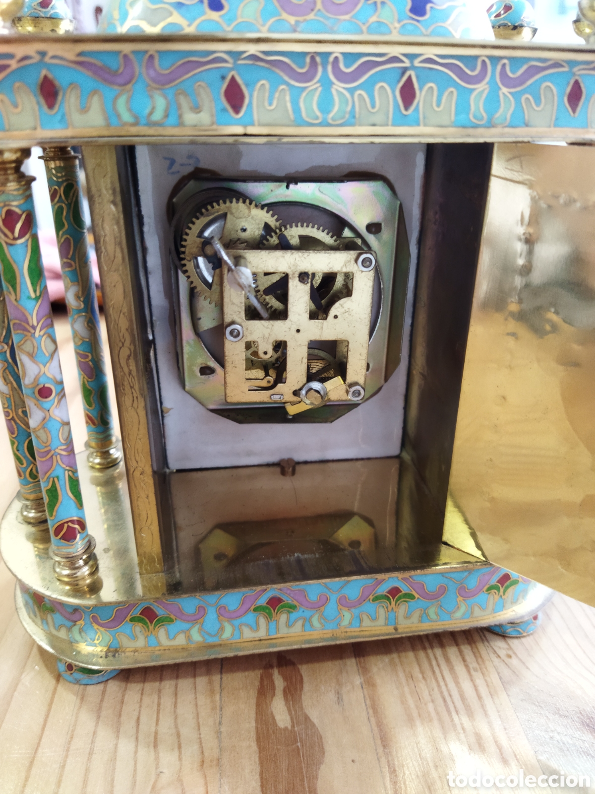 Relojes de carga manual: Reloj sobremesa cloisonne - Foto 3