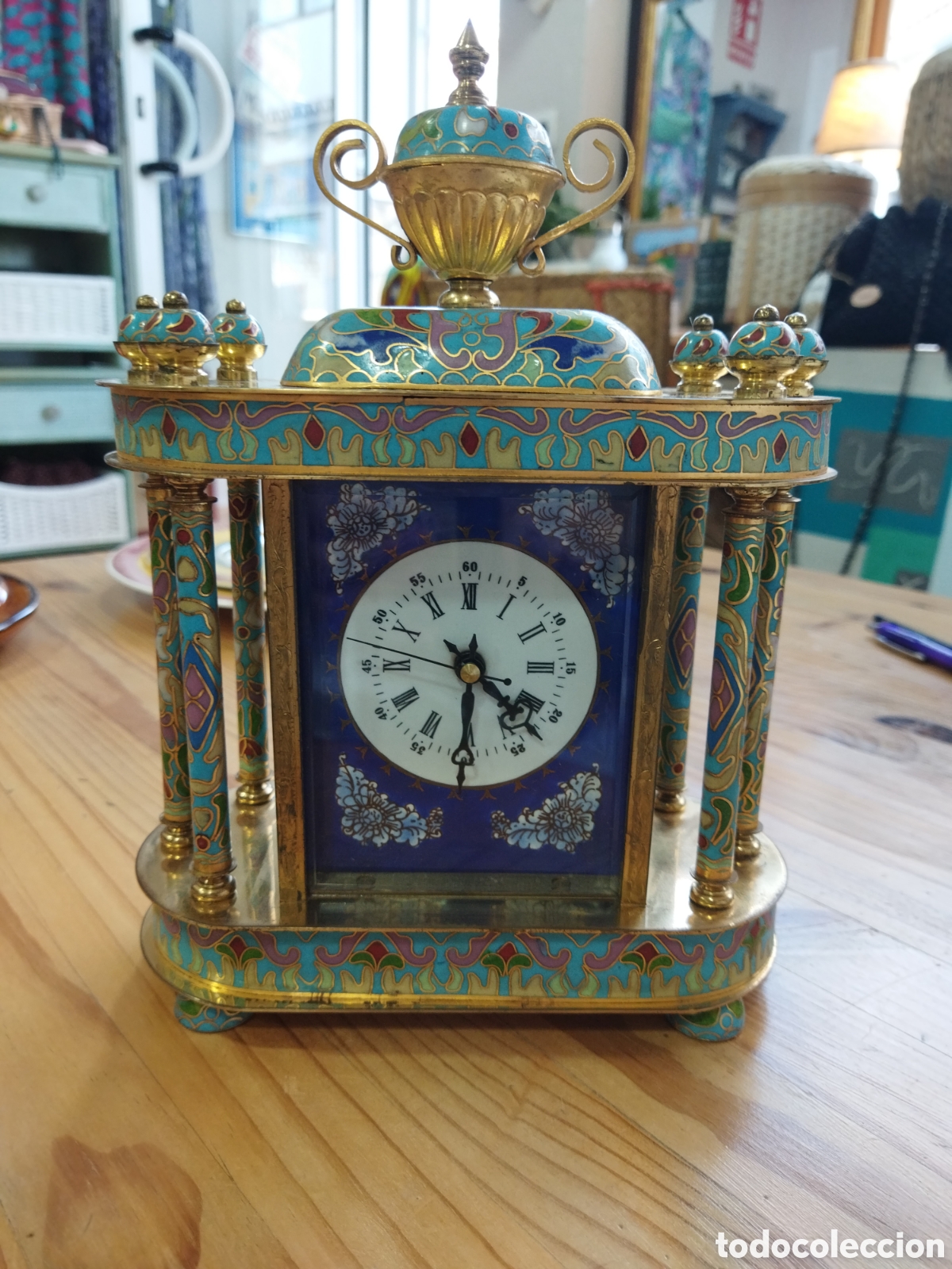 Relojes de carga manual: Reloj sobremesa cloisonne