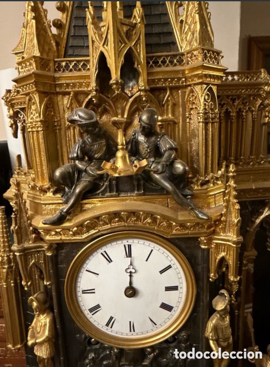 Relojes de carga manual: Reloj estilo g&oacute;tico de sobremesa - Foto 2