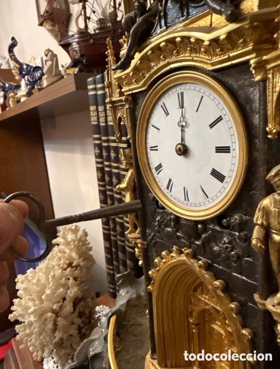 Relojes de carga manual: Reloj estilo g&oacute;tico de sobremesa - Foto 4