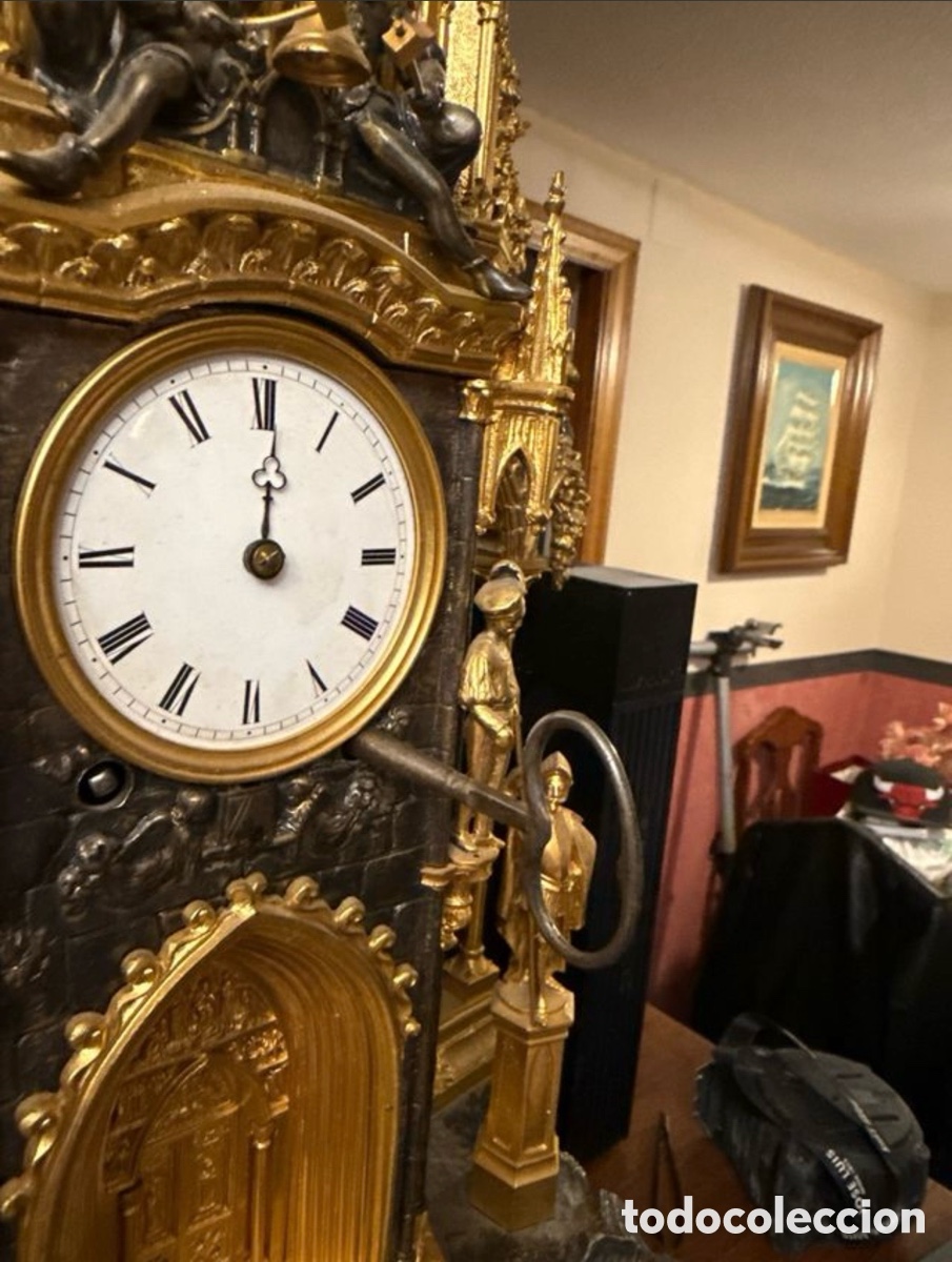 Relojes de carga manual: Reloj estilo g&oacute;tico de sobremesa - Foto 5