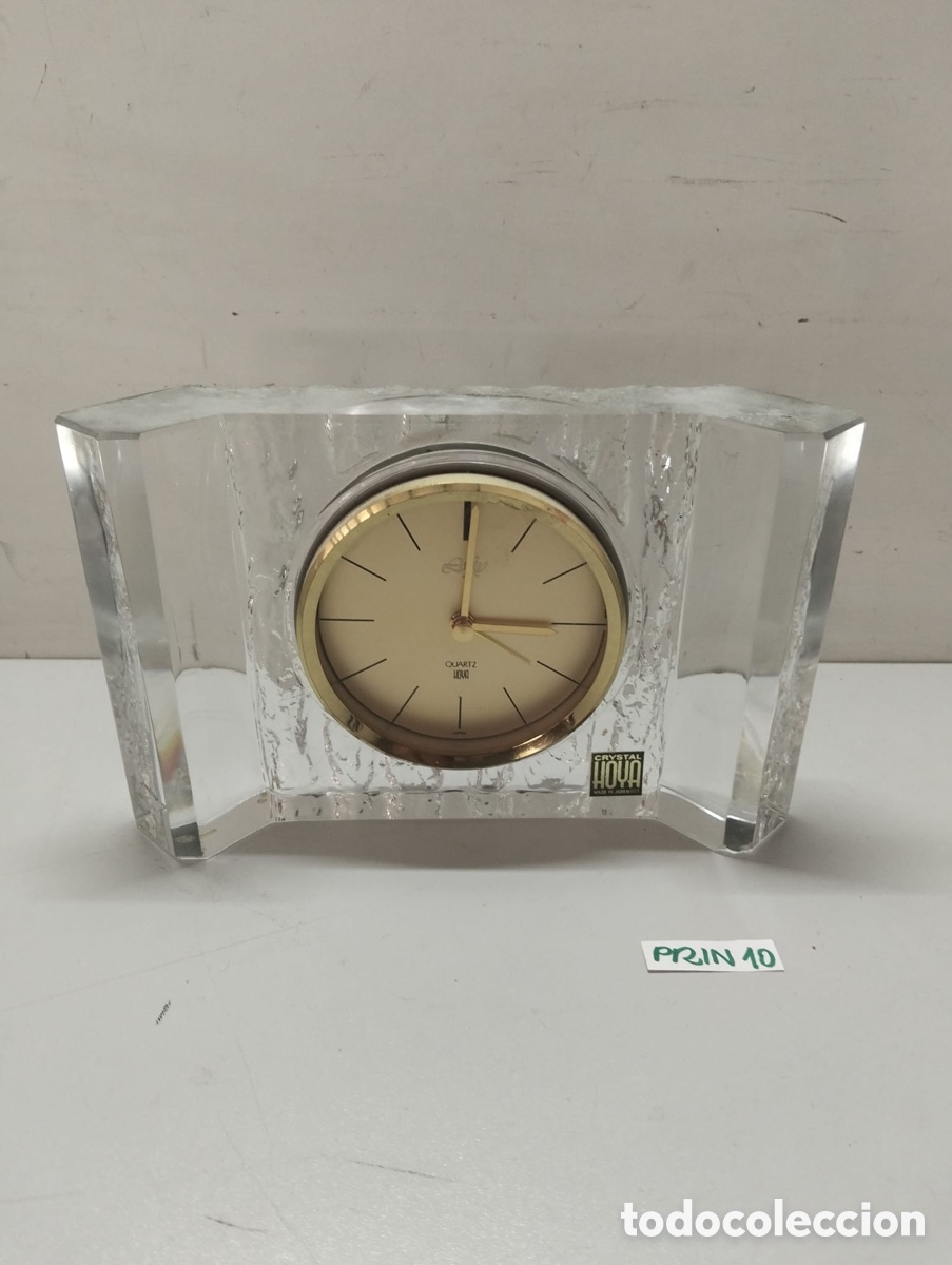 Relojes de carga manual: reloj de sobremesa mecanismo de cuarzo de la marca japonesa Hoya Crystal