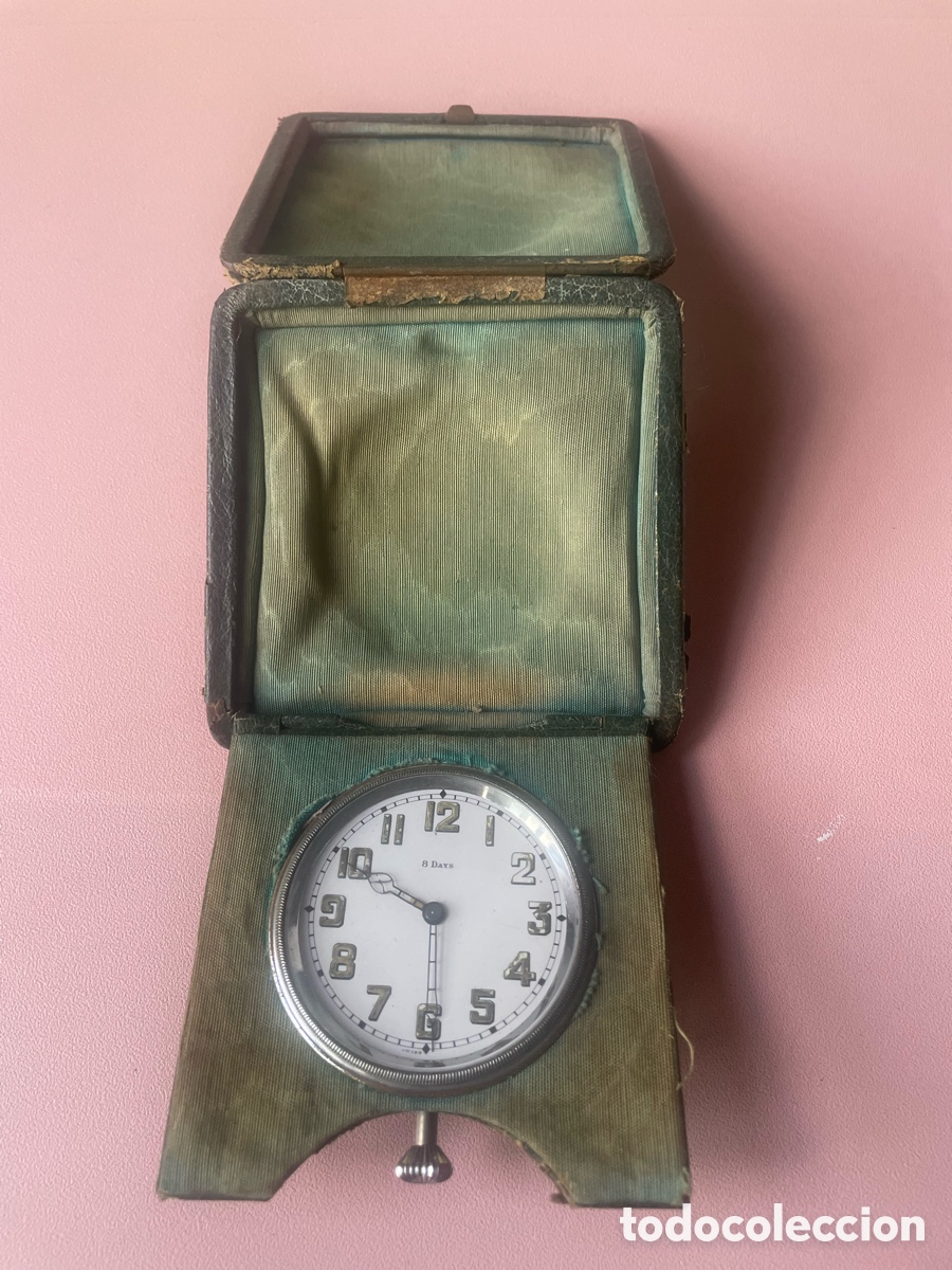 Relojes de carga manual: Reloj de viaje 8 Days ASSA, no funciona, para piezas o restauraci&oacute;n