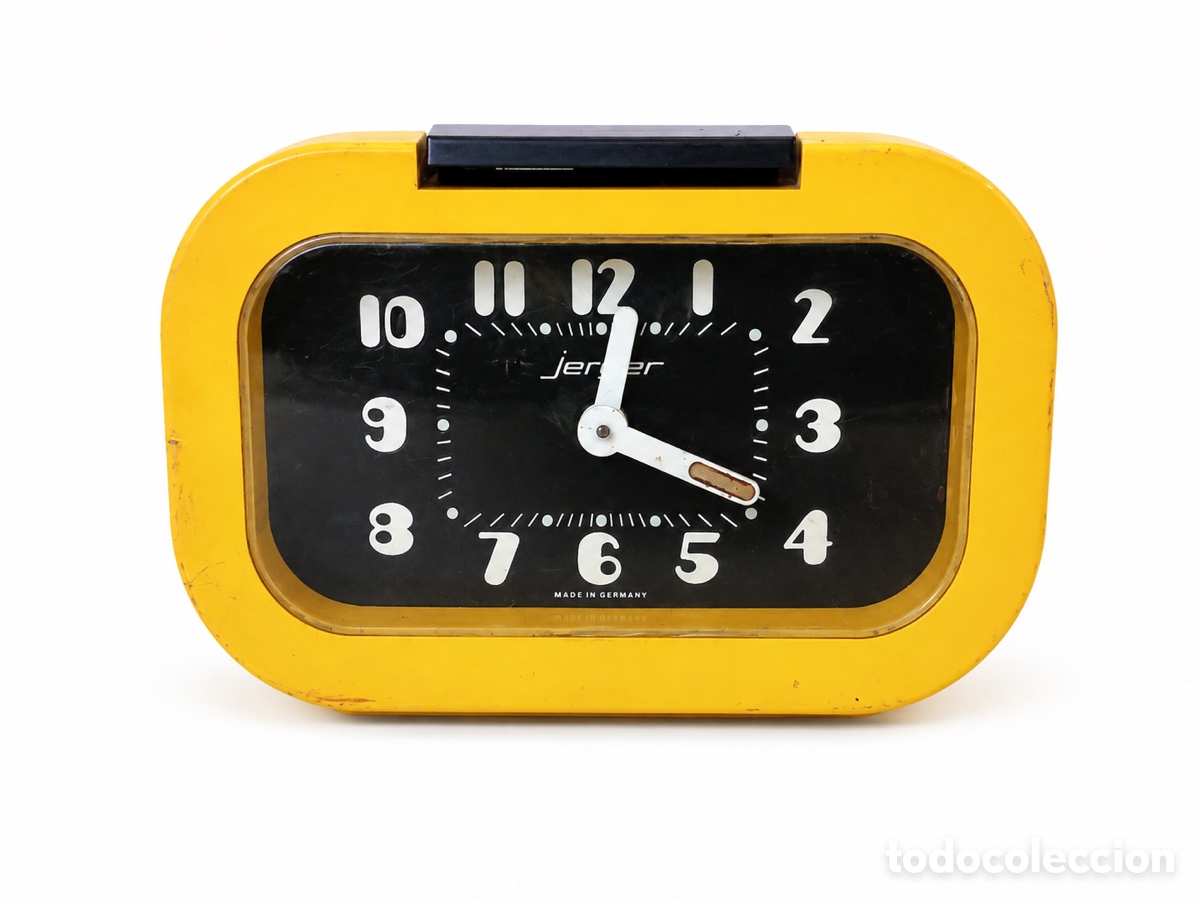 Relojes de carga manual: Reloj despertador Jerger Space Age Alemania Occidental principio 1970&rsquo;s