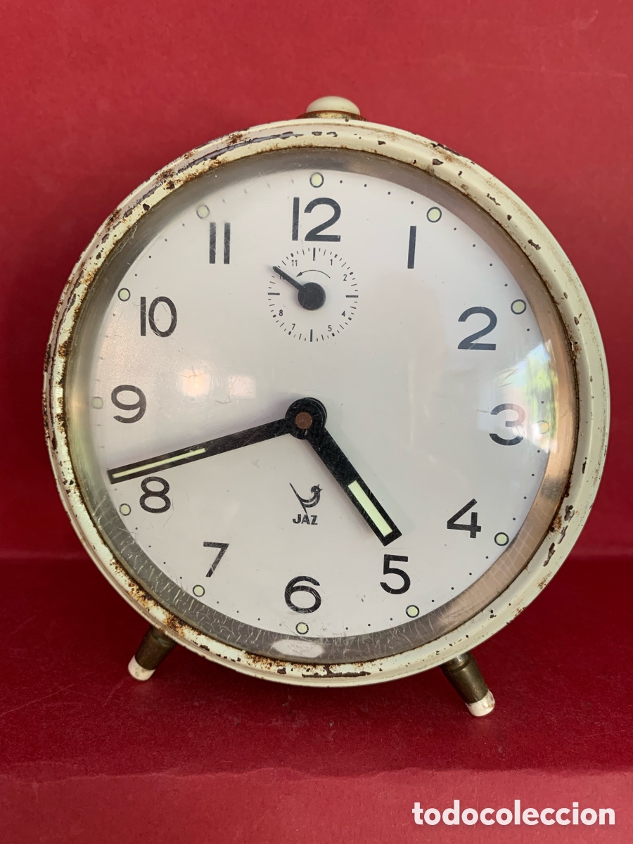 Relojes de carga manual: JAZ RELOJ DE SOBREMESA DESPERTADOR VINTAGE