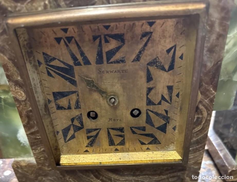 Relojes de carga manual: Reloj de sobremesa marmol - Foto 3