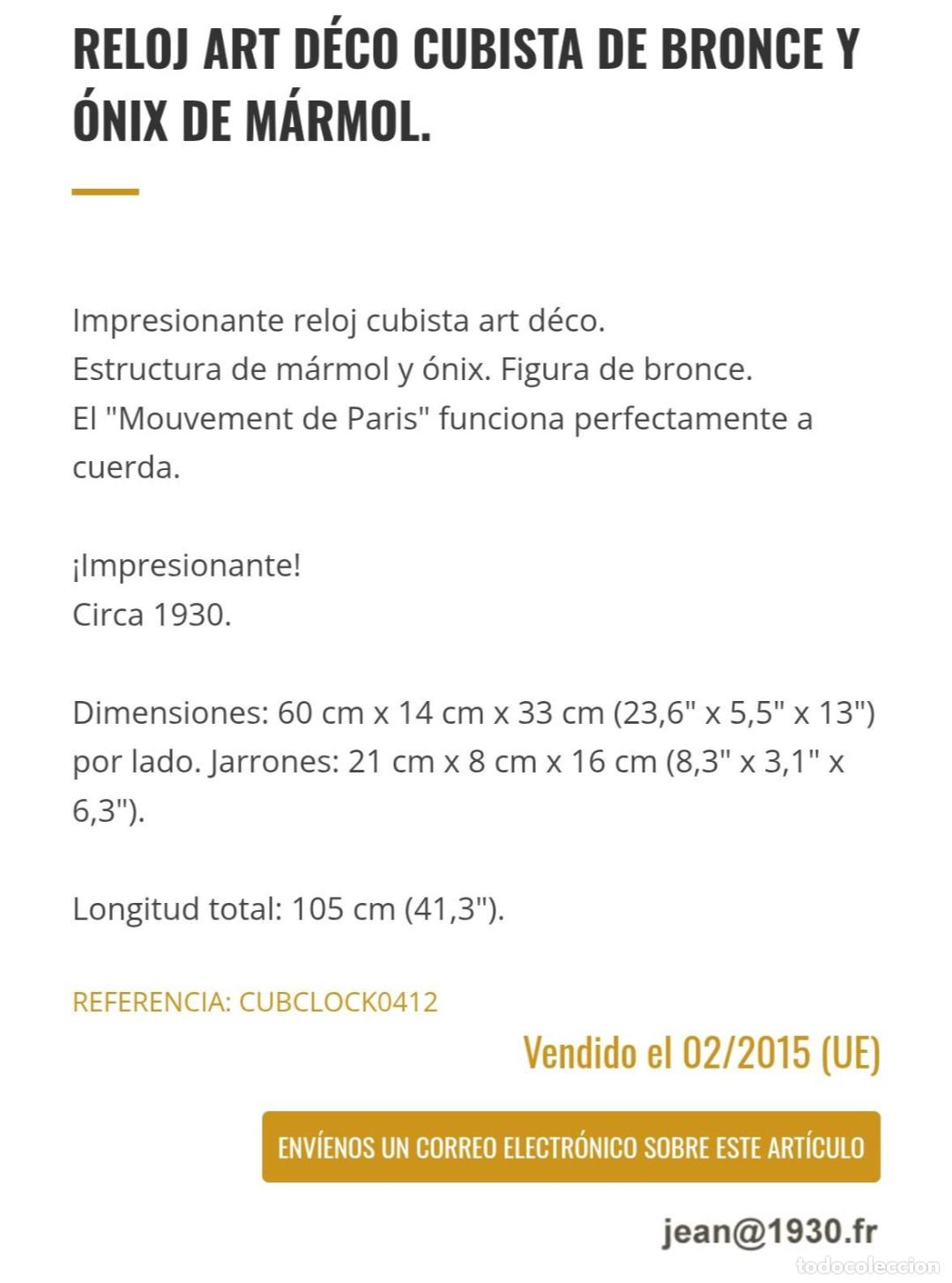 Relojes de carga manual: Reloj de sobremesa marmol - Foto 28