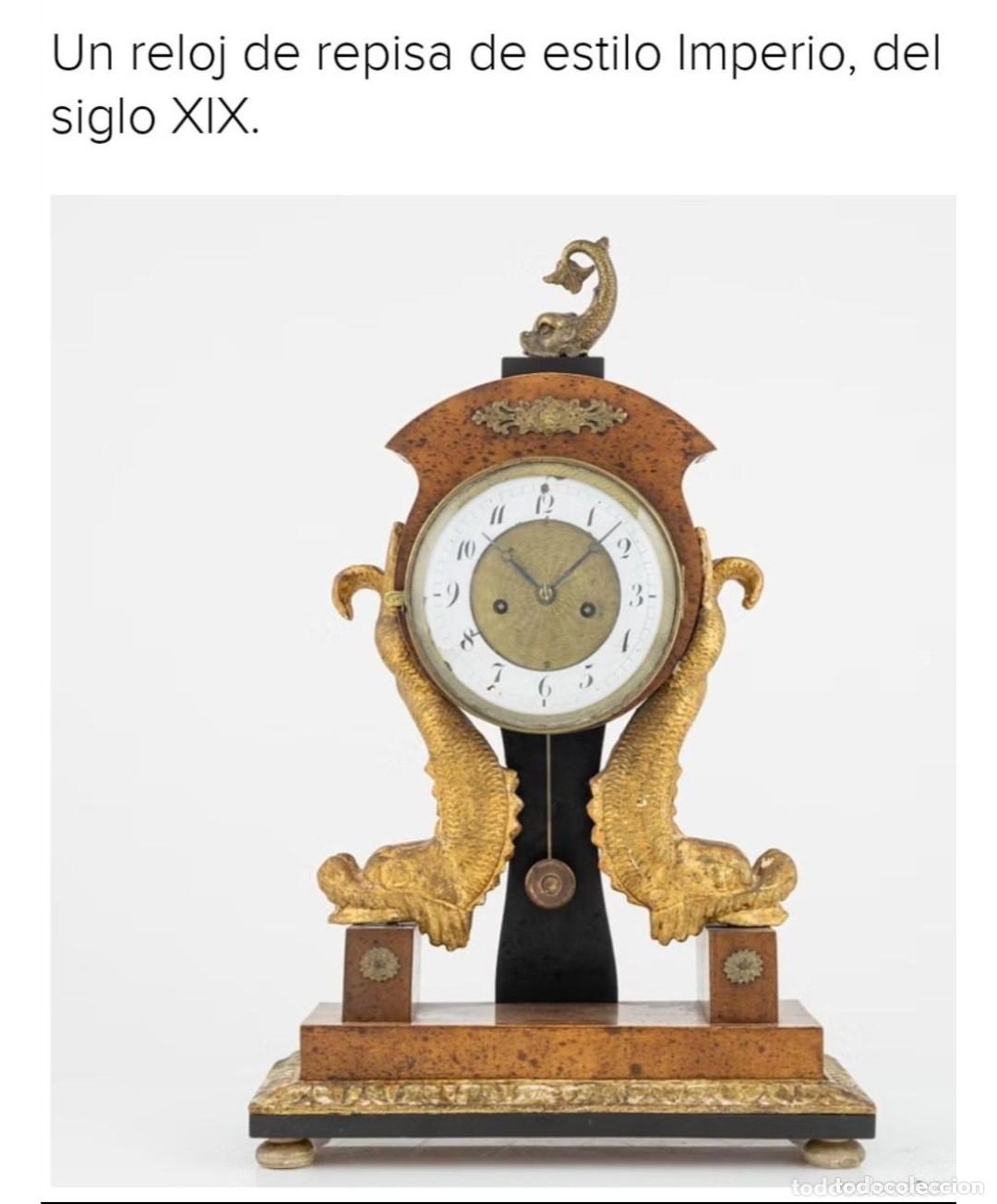 Relojes de carga manual: Reloj de sobremesa imperio. - Foto 29