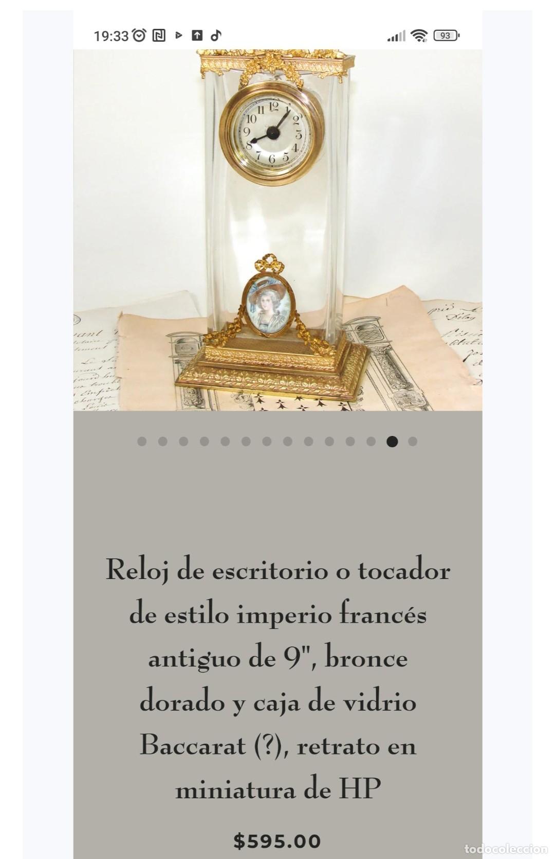 Relojes de carga manual: Reloj imperio.Del Siglo XIX - Foto 25