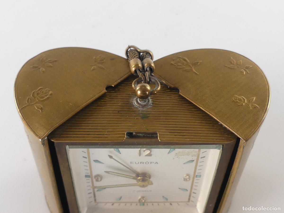 Rel&oacute;gios de carga manual: RELOJ DE SOBREMESA MARCA EUROPA 7 JEWELS