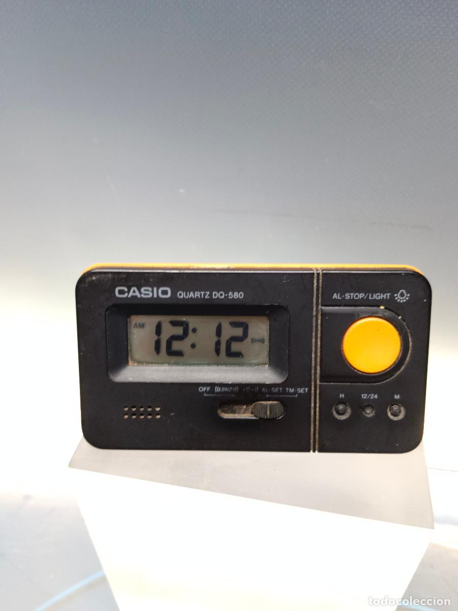 Relojes de carga manual: Reloj despertador Casio DQ-580 Retro