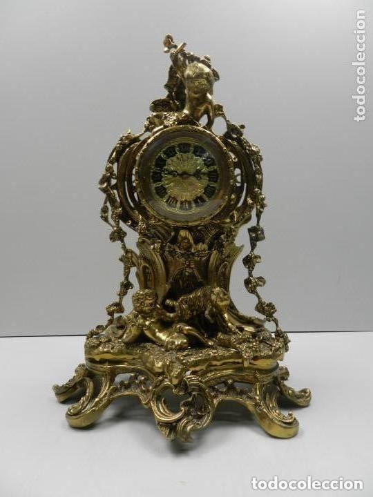 Rel&oacute;gios de carga manual: ESPECTACULAR RELOJ DE BRONCE MACIZO A&Ntilde;OS 60