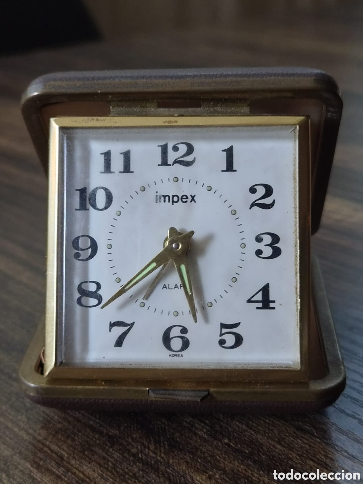 Relojes de carga manual: &iexcl;ENV&Iacute;O GRATIS! Reloj Despertador de Viaje Vintage IMPEX a Cuerda &ndash; Excelente Estado, Funciona 100% .