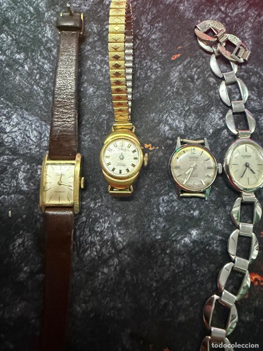 Relojes de carga manual: LOTE 4 RELOJES VINTAGE MEC&Aacute;NICOS &ndash; SWISS MADE / INCABLOC / 17 RUB&Iacute;ES &ndash; TODOS FUNCIONANDO