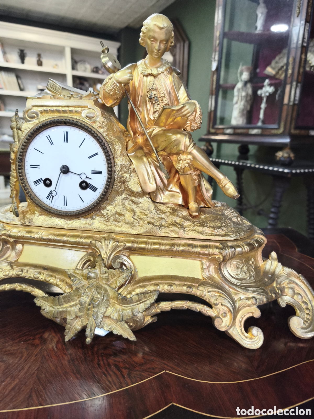 Relojes de carga manual: Reloj ormolu Napole&oacute;n III - Foto 4