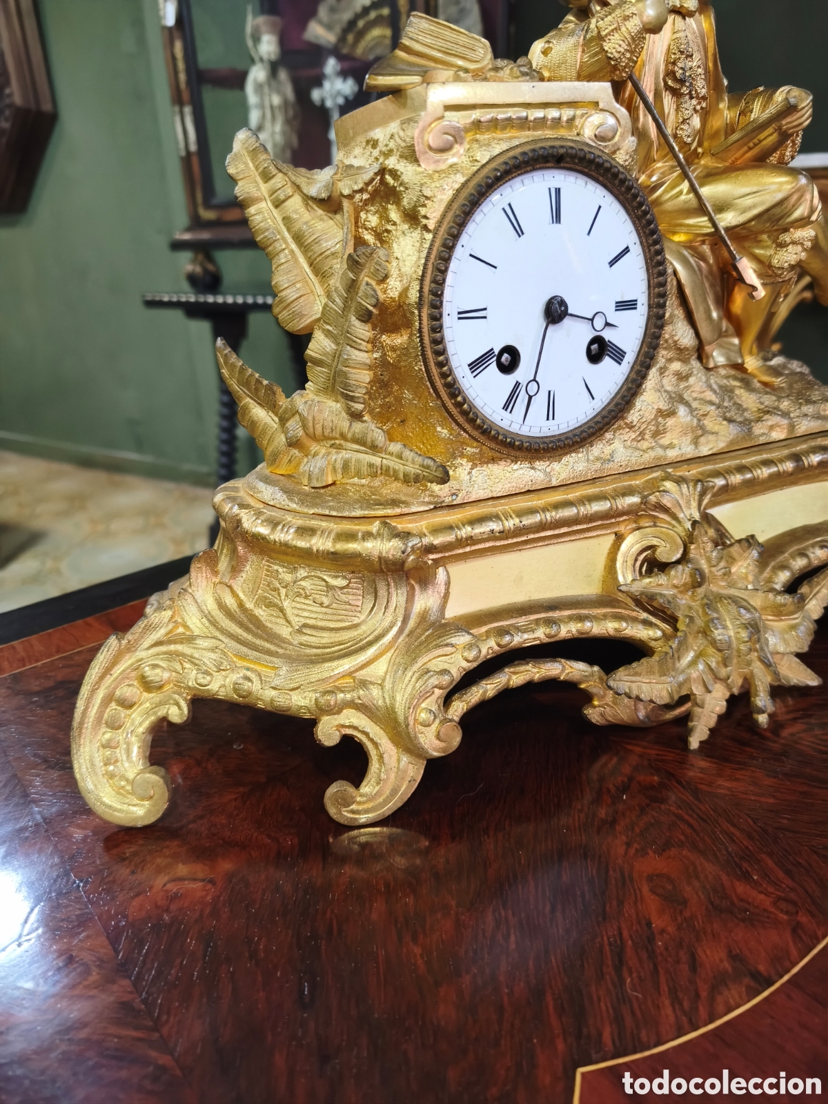 Relojes de carga manual: Reloj ormolu Napole&oacute;n III - Foto 5