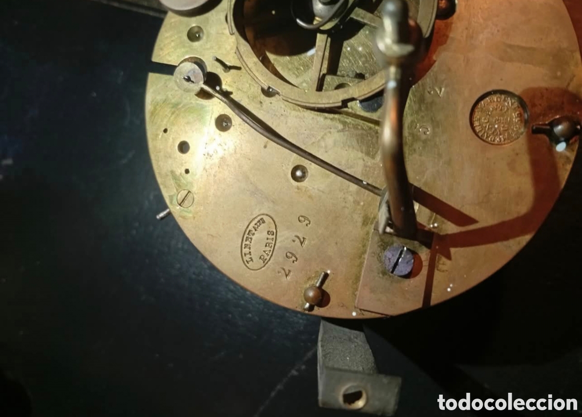 Relojes de carga manual: Reloj ormolu Napole&oacute;n III - Foto 8