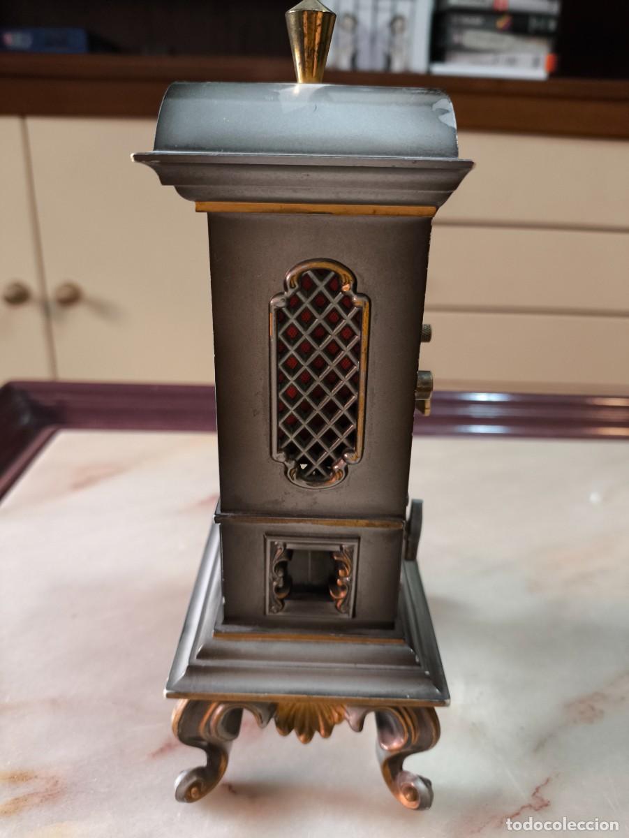Relojes de carga manual: Antiguo reloj Schmid de sobremesa - Foto 2