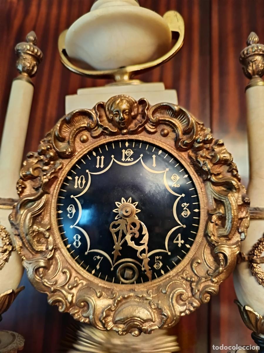 Relojes de carga manual: RELOJ ANTIGUO SOBREMESA - Foto 2