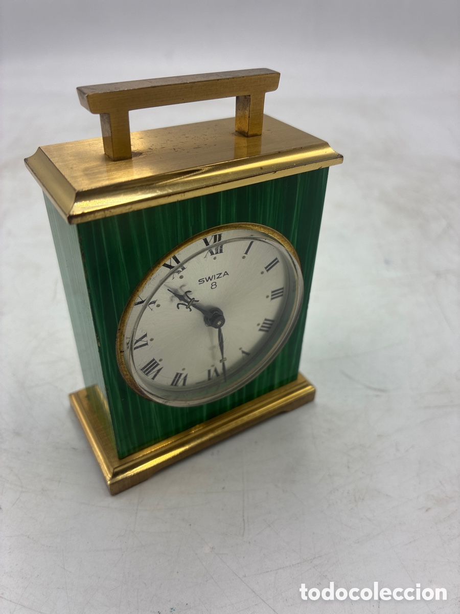 Relojes de carga manual: Reloj despertador SWIZA.