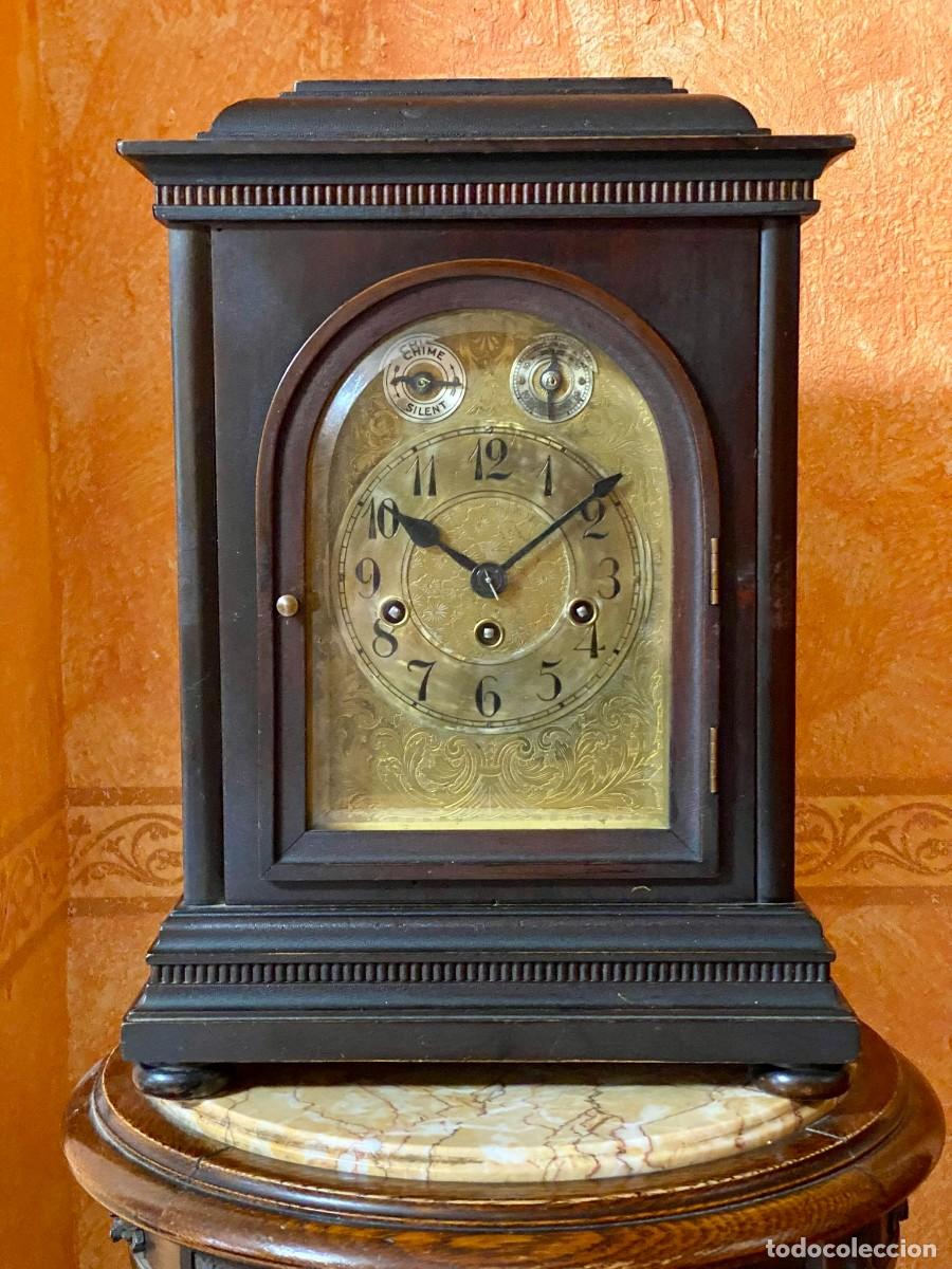 Relojes de carga manual: Reloj de sobremesa JUNGHANS de p&eacute;ndulo, 1900 aprox