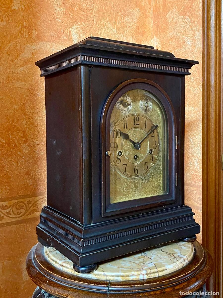 Relojes de carga manual: Reloj de sobremesa JUNGHANS de p&eacute;ndulo, 1900 aprox - Foto 3